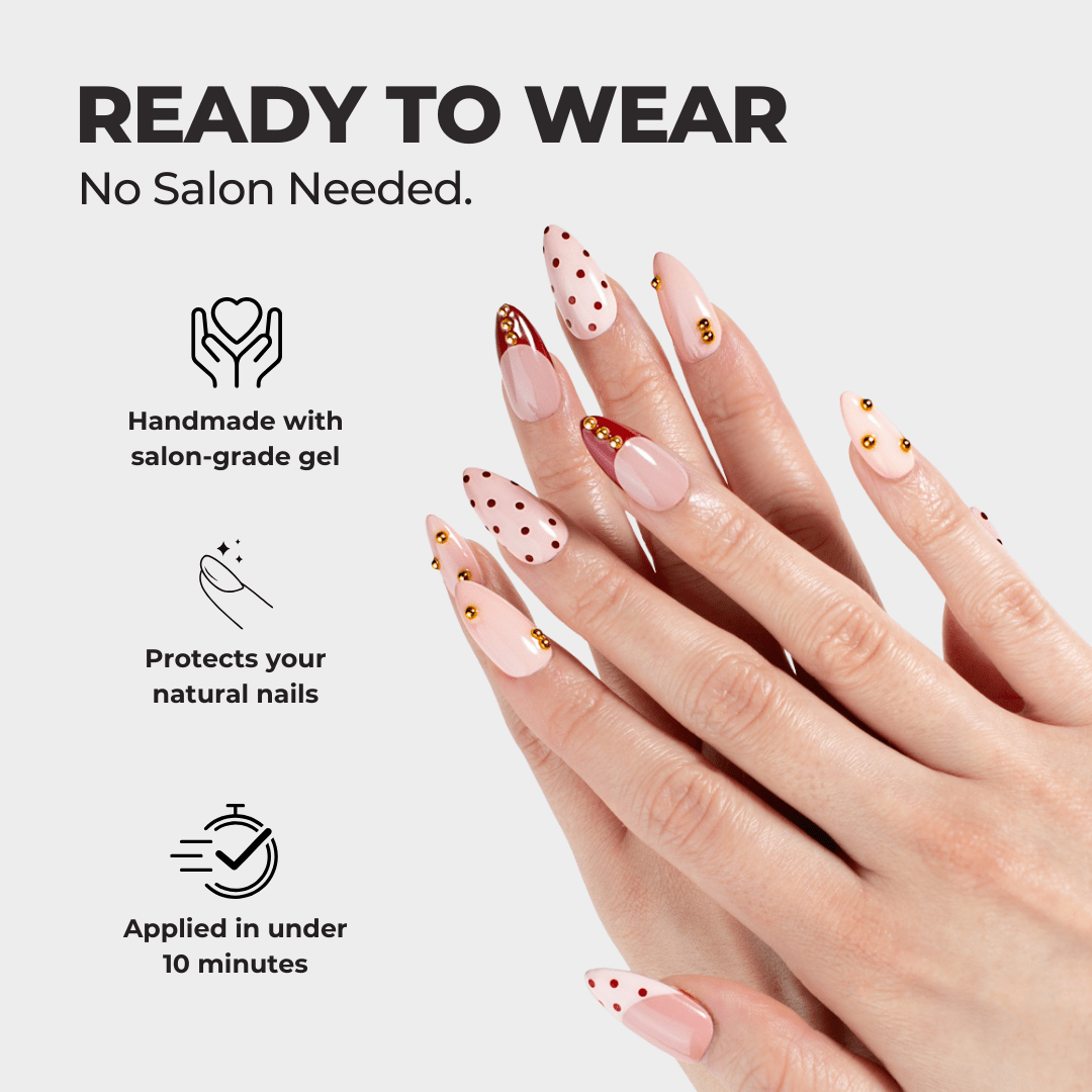 SWEETHEART POLKA DOTS - nailevated