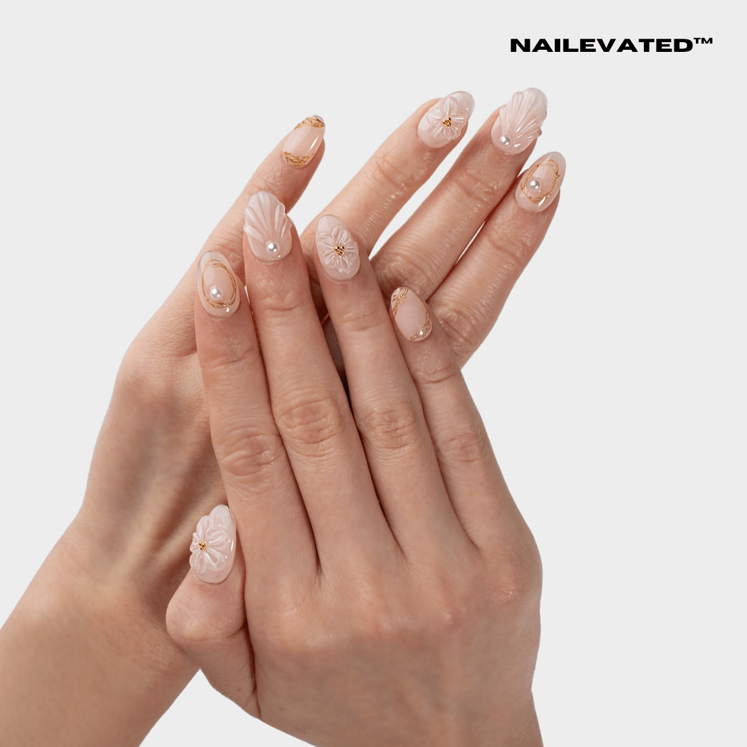 FROSTED FLORALS - nailevated