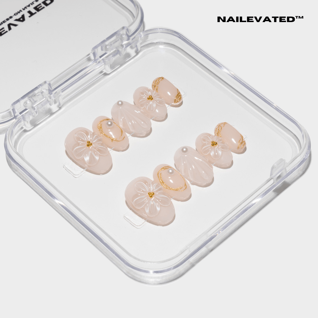 FROSTED FLORALS - nailevated